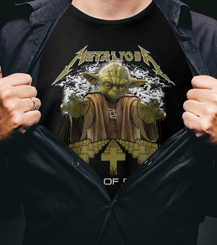 Metal Yoda Master Of Puppets T-Shirt