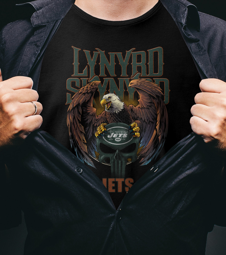 Lynyrd Skynyrd New York Jets Eagle T-Shirt