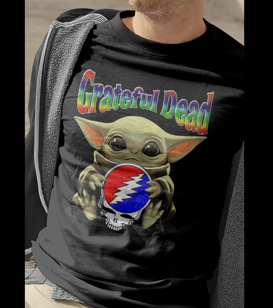 Grateful Dead Baby Yoda Steal Your Face T-Shirt