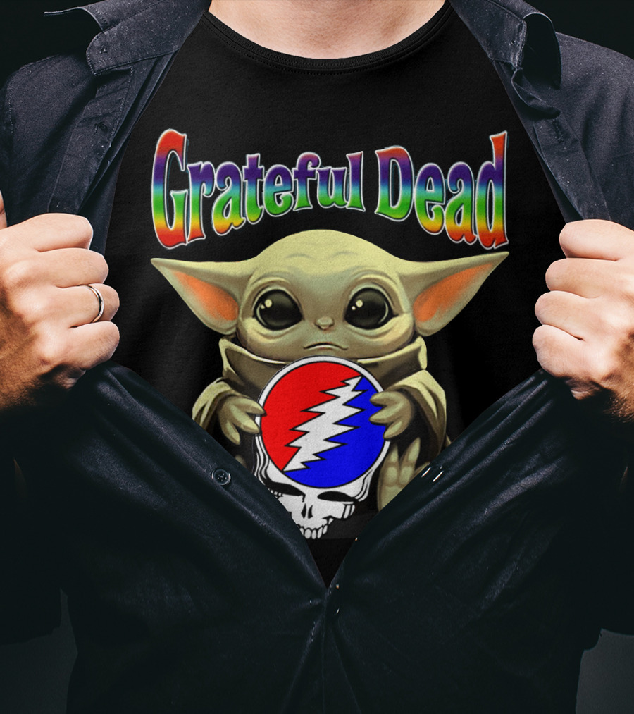 Grateful Dead Baby Yoda Steal Your Face T-Shirt