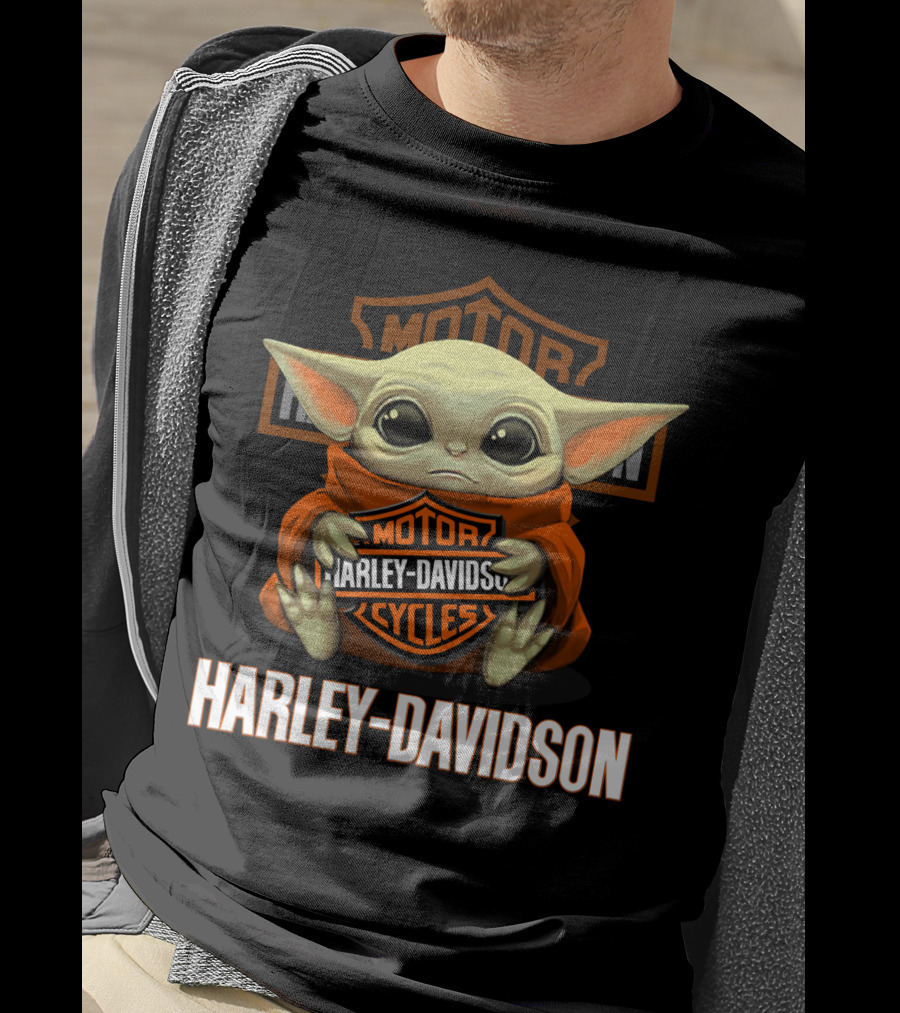 Harley Davidson Motor Cycles Yoda T-Shirt