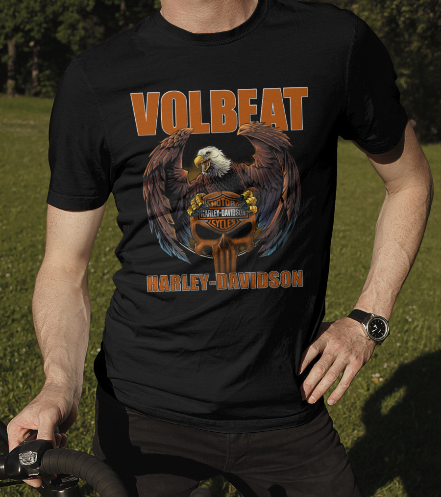Volbeat Harley Davidson Eagle Motorcycles T-Shirt