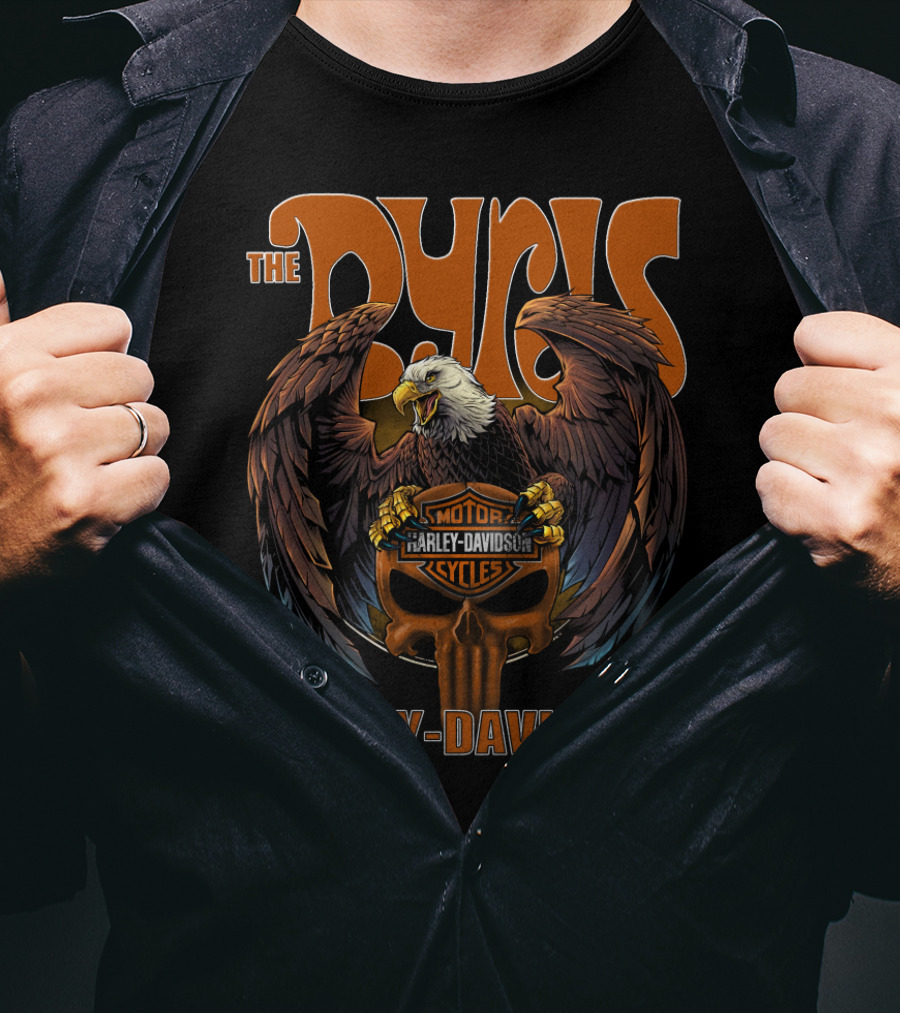 The Byrds Harley Davidson Motorcycles Eagle T-Shirt