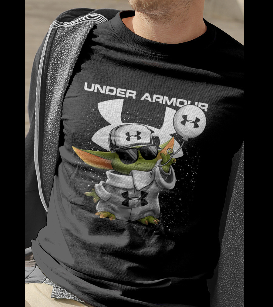 Under Armour Yoda Balloons And Hat T-Shirt