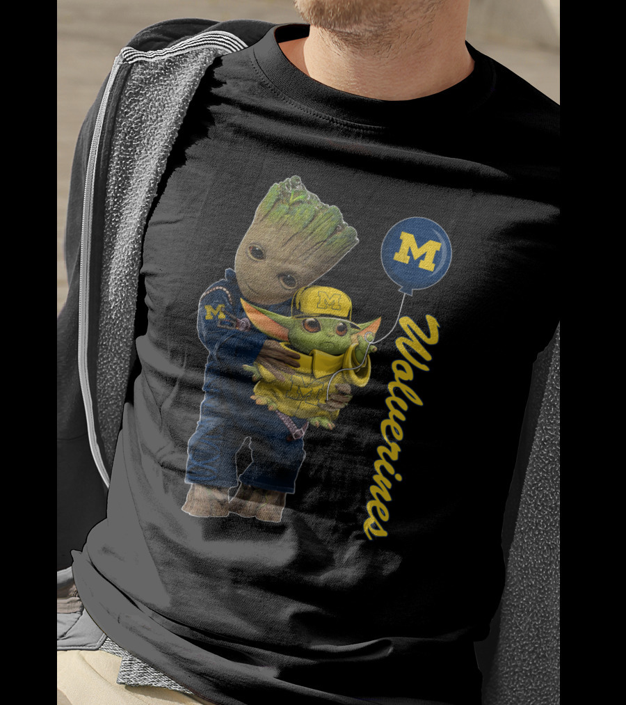 G&Y-Michigan Wolverines M Balloon Hug T-Shirt