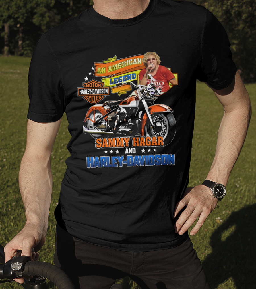 Sammy Hagar And Harley Davidson An American Legend T-Shirt