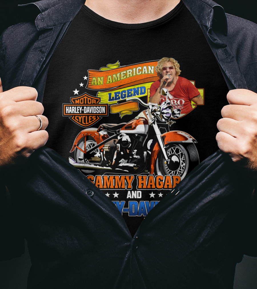 Sammy Hagar And Harley Davidson An American Legend T-Shirt