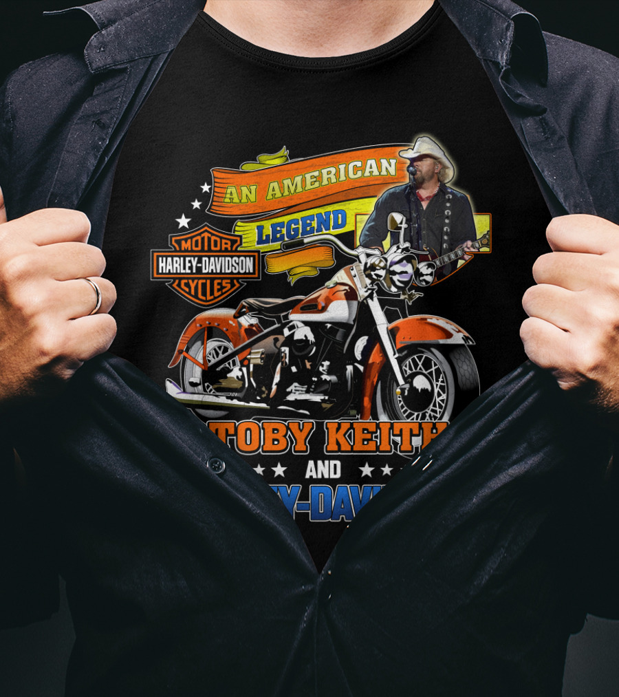 Toby Keith An American Legend Harley Davidson T-Shirt