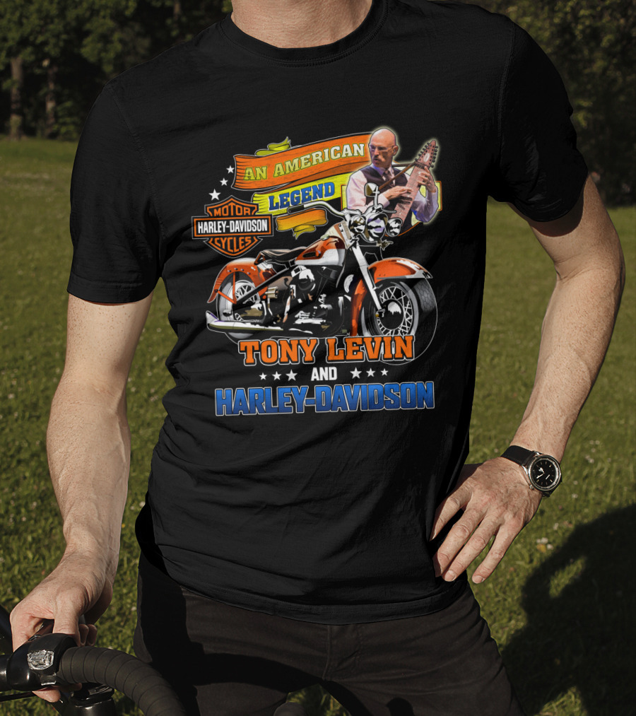 Tony Levin An American Legend Harley Davidson And Motorcycles T-Shirt