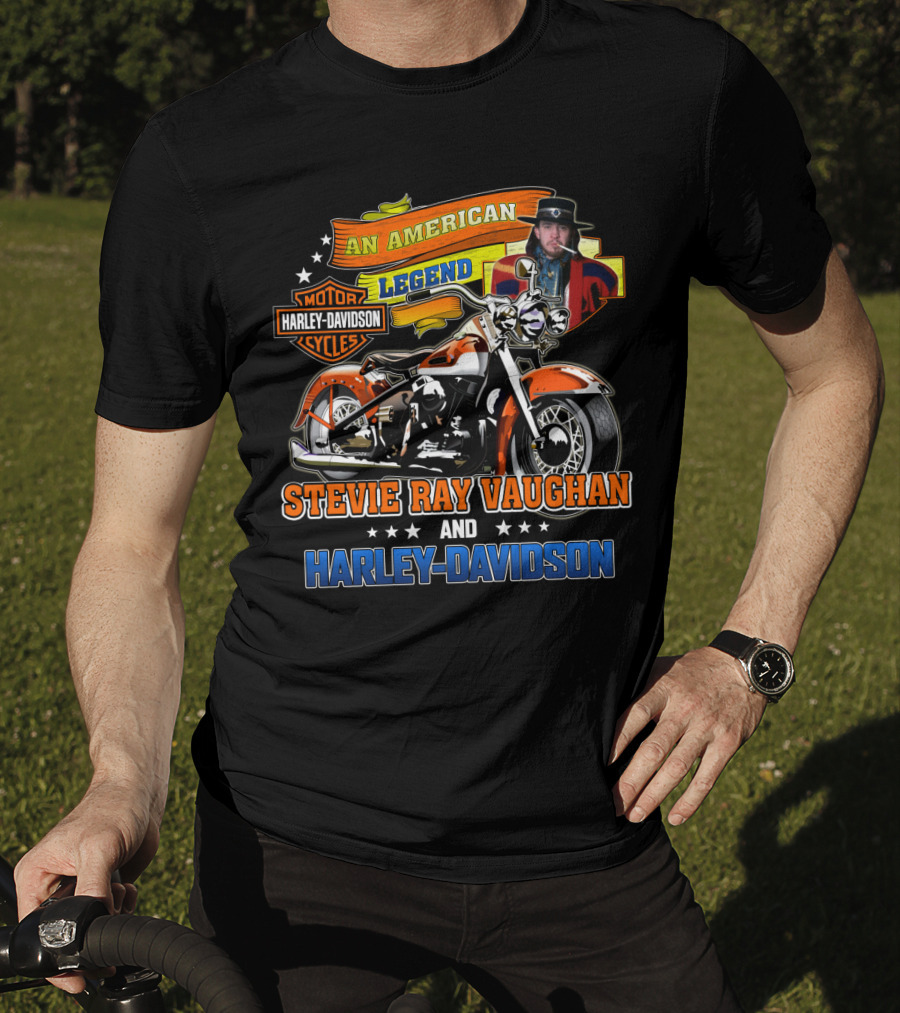Harley Davidson An American Legend Stevie Ray Vaughan T-Shirt