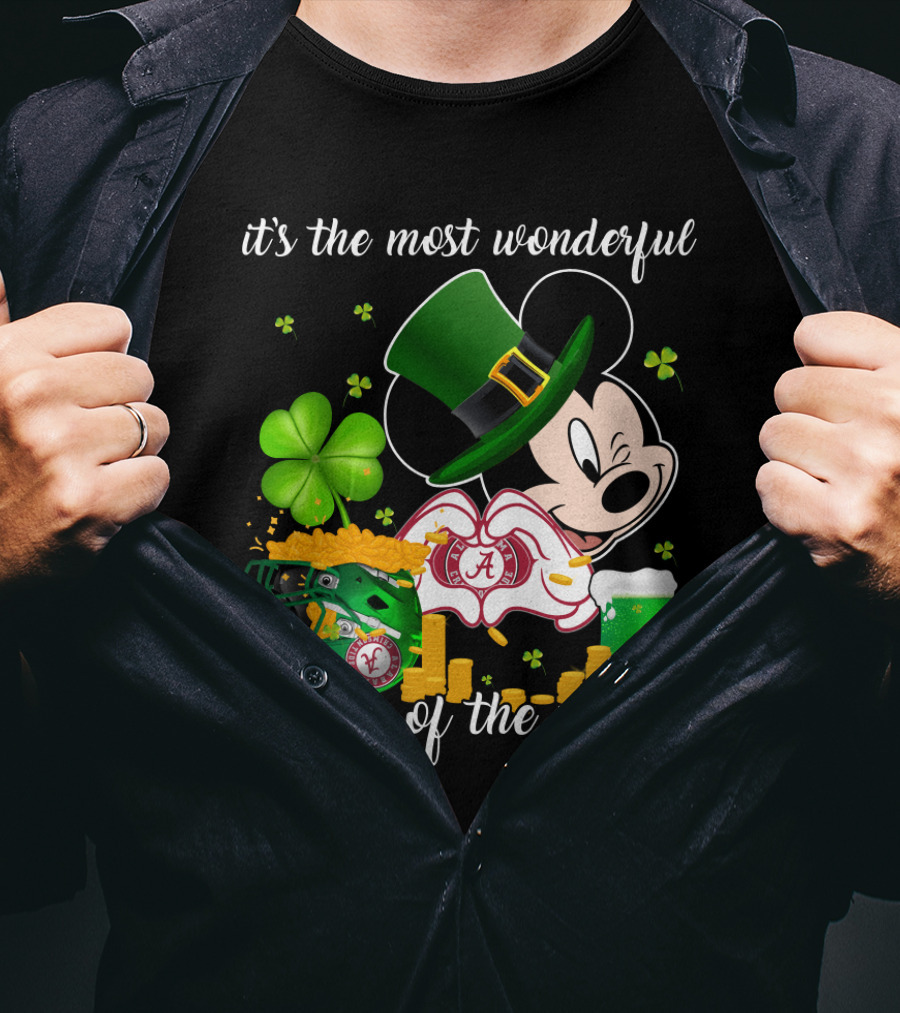 It's The Most Wonderful Time Of The Year Alabama Crimson Tide Irish Mickey T-Shirt