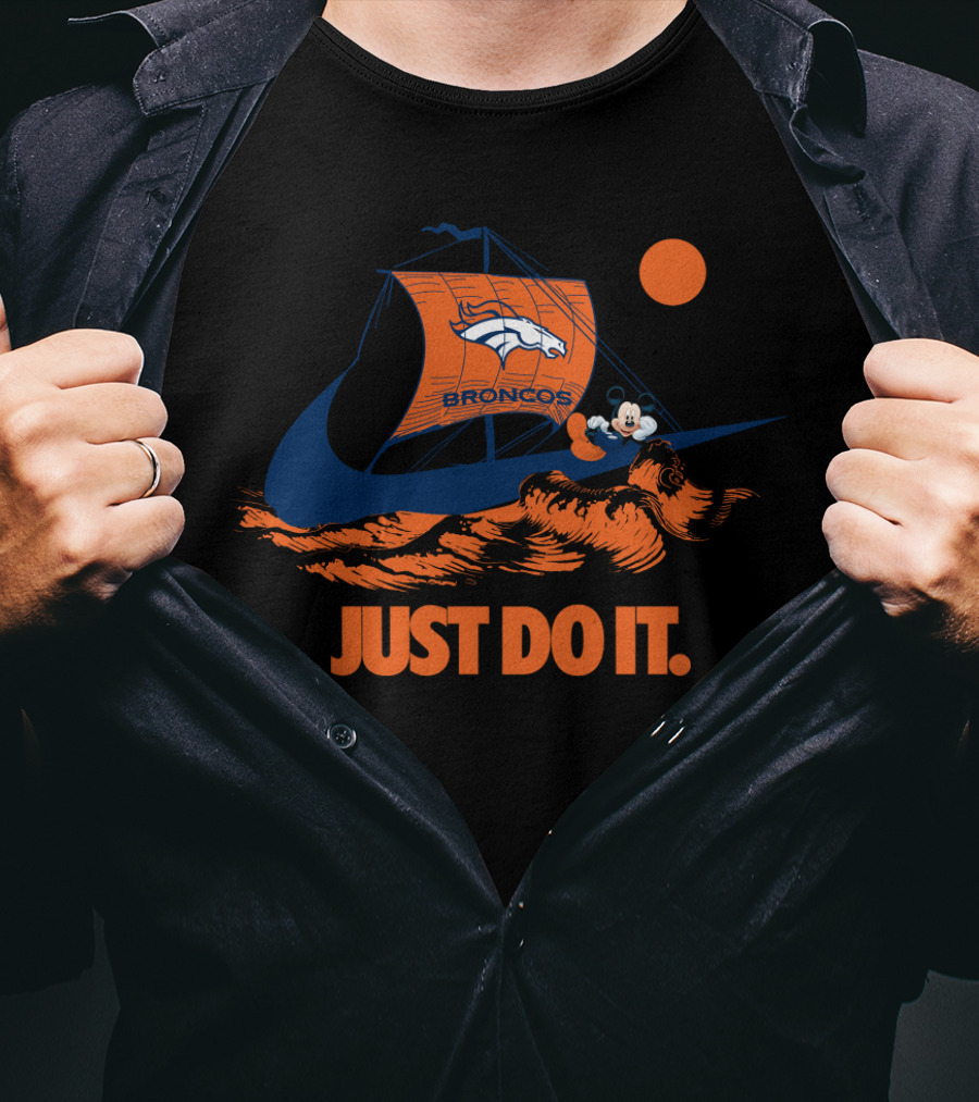 Just Do It Broncos Nike T-Shirt