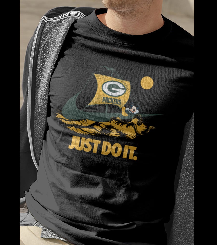 Just Do It Green Bay Packers Nike T-Shirt