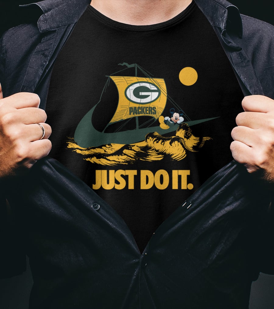 Just Do It Green Bay Packers Nike T-Shirt