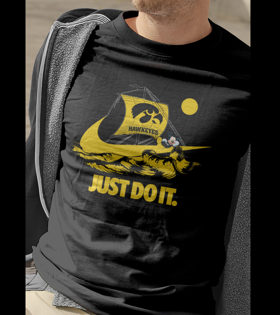Just Do It Hawkeyes Nike T-Shirt