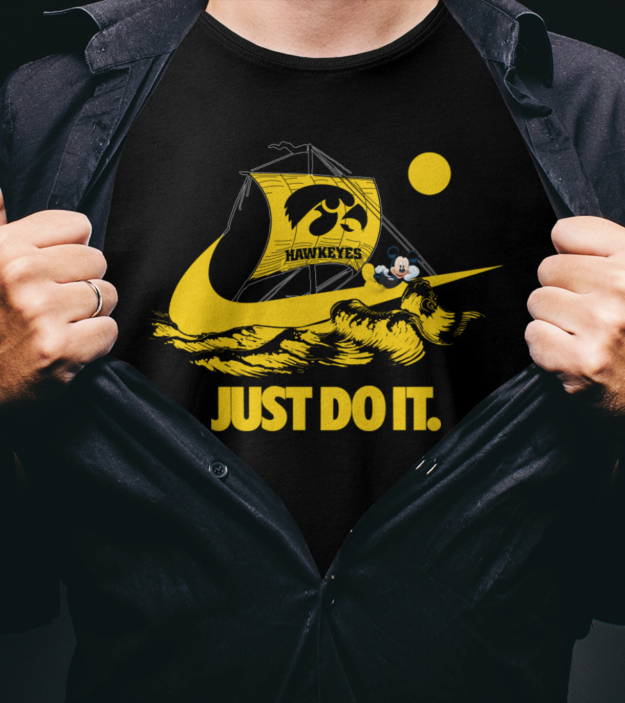 Just Do It Hawkeyes Nike T-Shirt