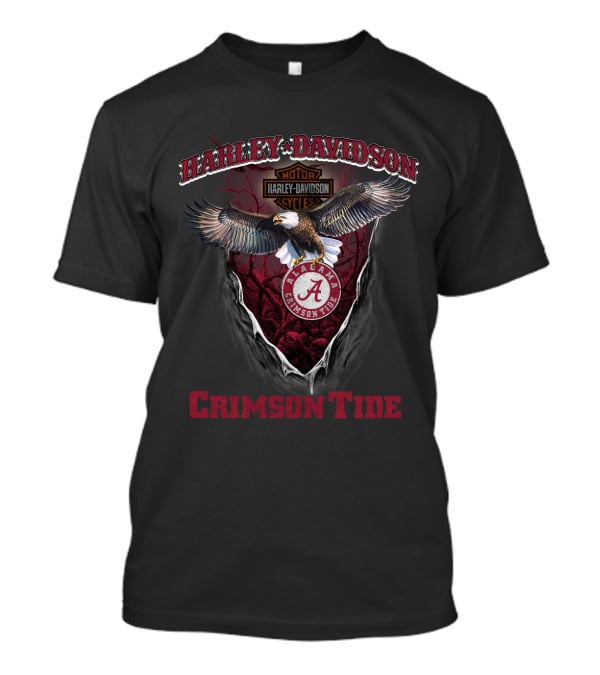 Harley Davidson Alabama Crimson Tide Eagle T-Shirt