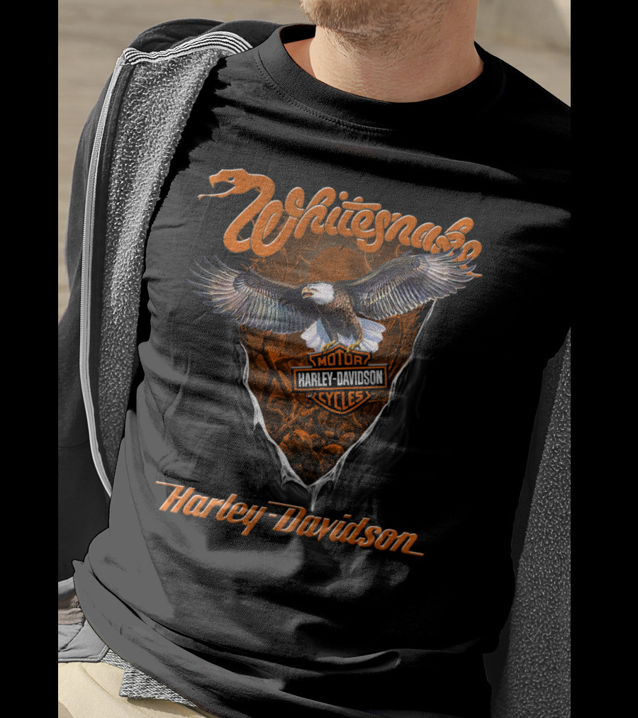 Whitesnake Harley Davidson Eagle Motorcycles T-Shirt