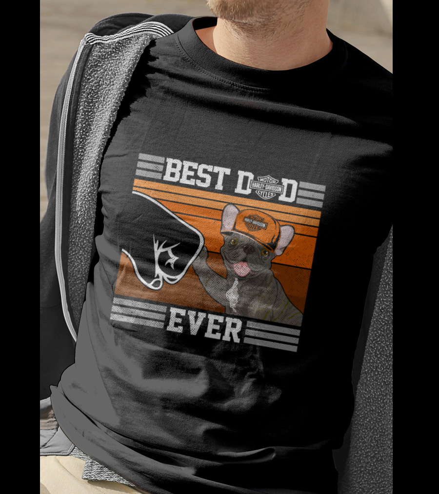 Best Dad Ever Motor Harley Davidson Cycles T-Shirt