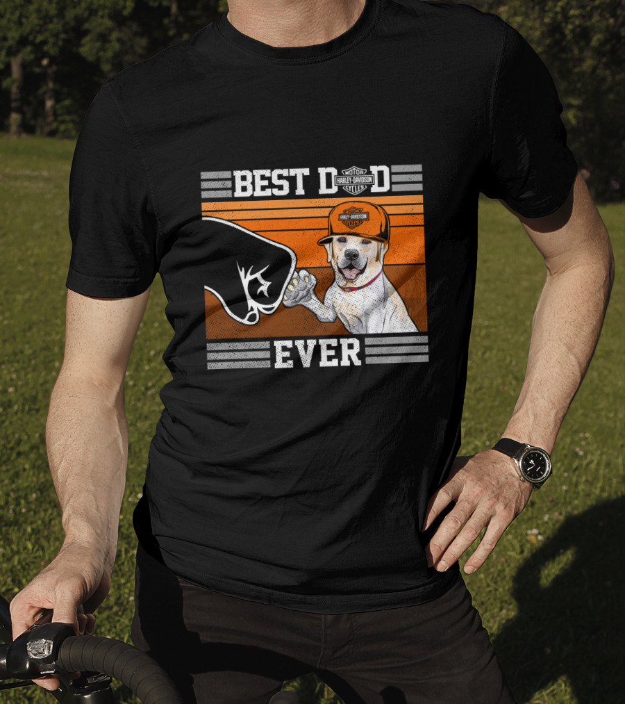 Best Dog Ever Labrador Retriever Harley Davidson Style T-Shirt