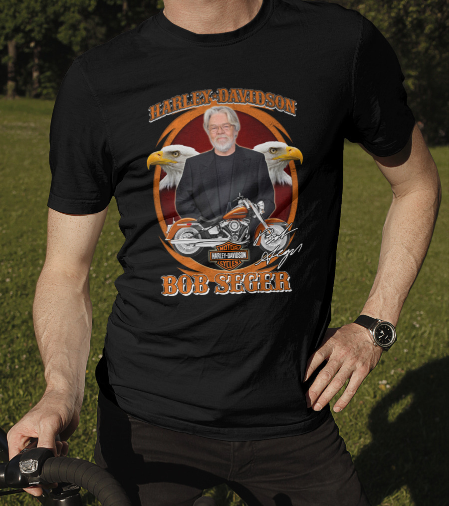Harley Davidson Motor Cycles Bob Seger Eagle T-Shirt