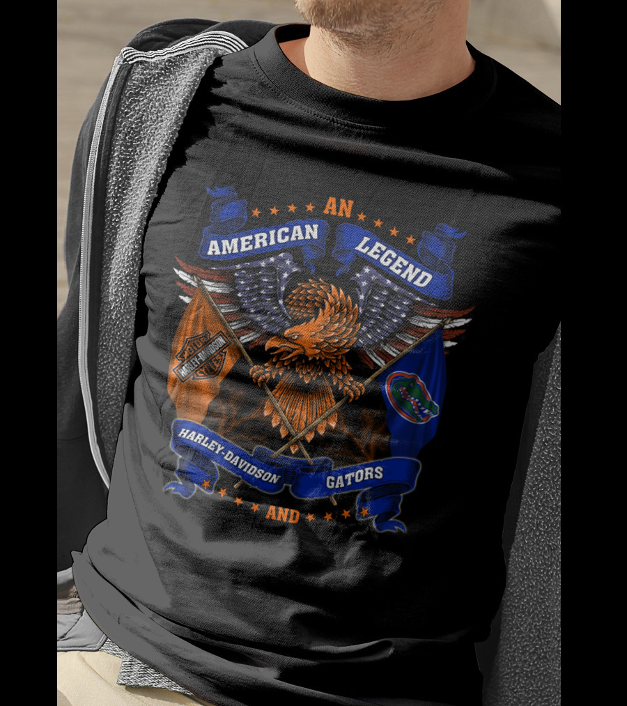 American Legend Harley Davidson Gators T-Shirt