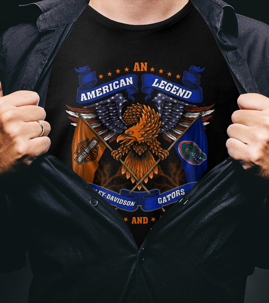 American Legend Harley Davidson Gators T-Shirt