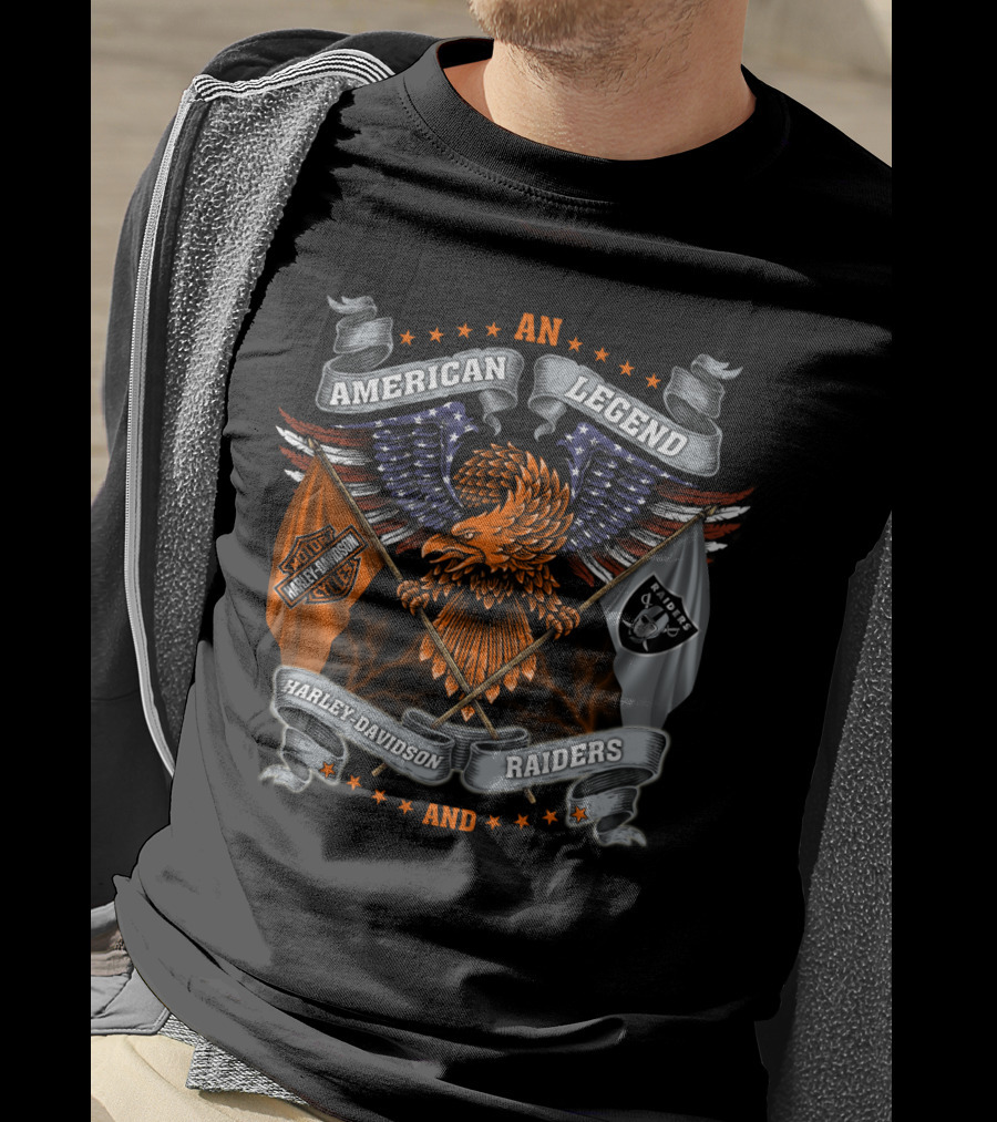 An American Legend Harley Davidson Raiders T-Shirt