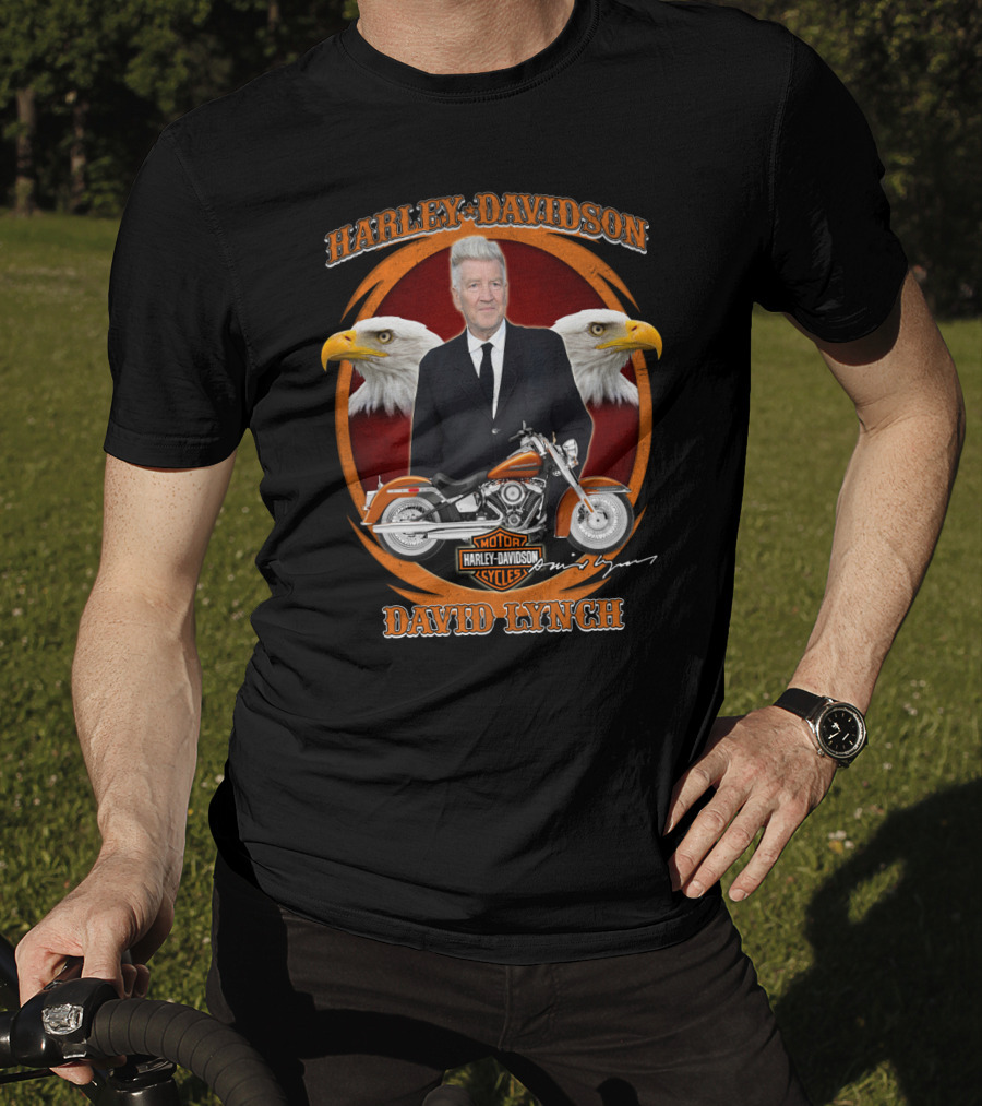 Harley Davidson Motor Cycles David Lynch Eagles T-Shirt