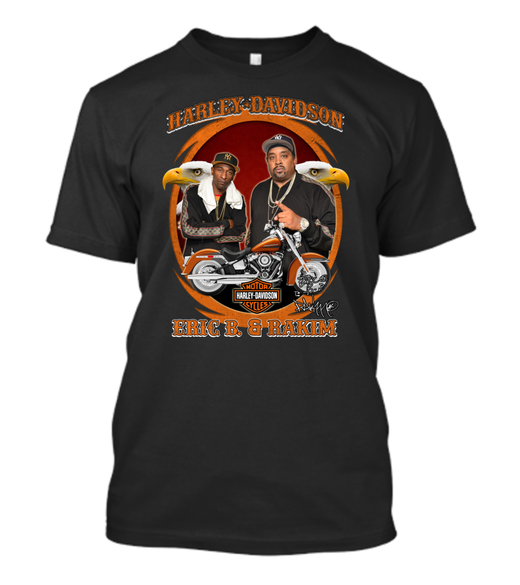 Harley Davidson Eric B. & Rakim Motorcycles Eagles T-Shirt