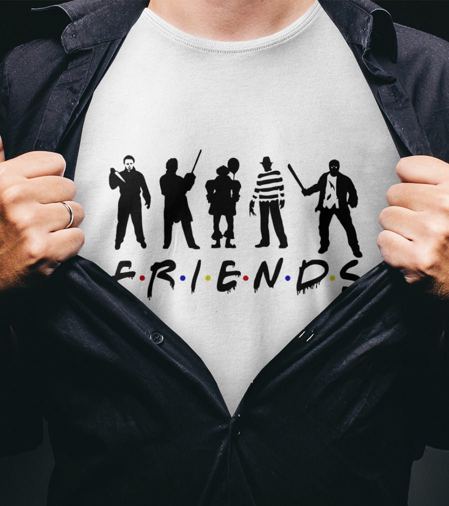 Friends Halloween Horror Serial Killer T-Shirt