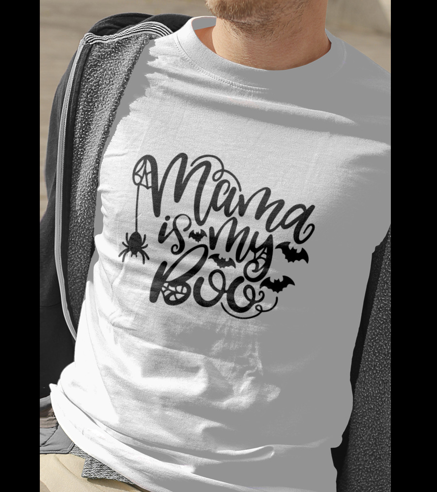 Mama Is My Boo Spider And Bats T-Shirt