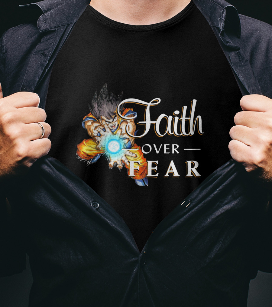 Faith Over Fear GK Dragon Energy Power_ball T-Shirt