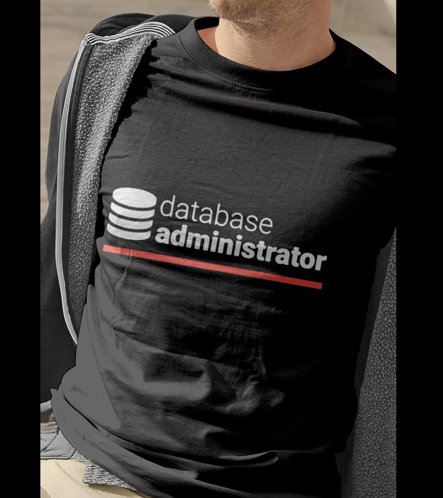 Database Administrator Iconic Stack T-Shirt
