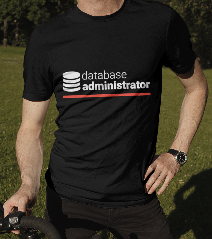 Database Administrator Iconic Stack T-Shirt