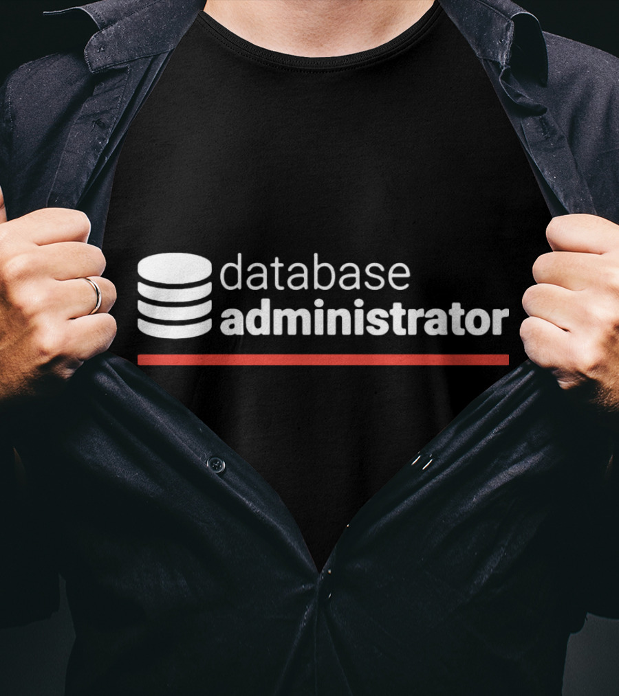 Database Administrator Iconic Stack T-Shirt