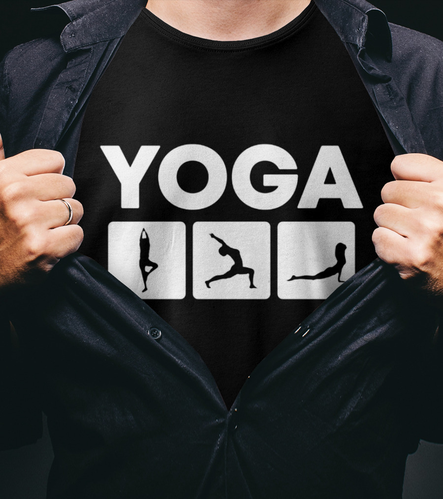 YOGA Poses Tree Warrior Cobra T-Shirt