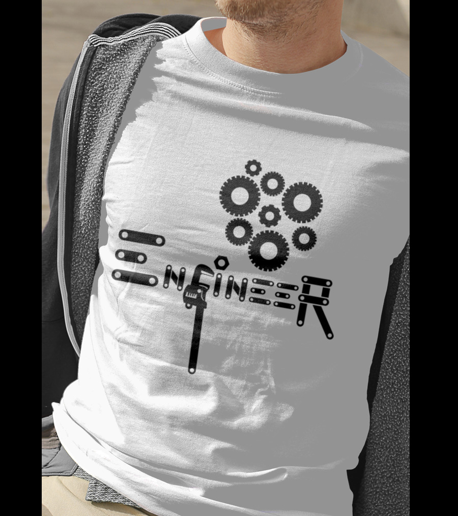 Engineer Gear Wrench Mechanism T-Shirt