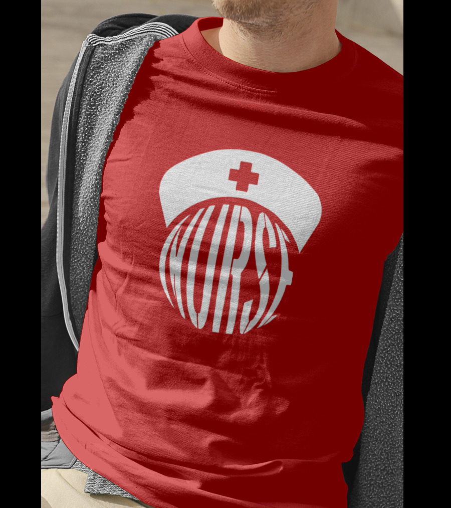Nurse Hat With Text T-Shirt
