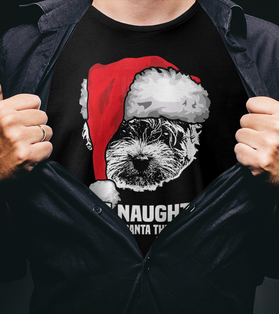 Be Naughty Save Santa The Trip Maltese Dog Christmas Humor T-Shirt