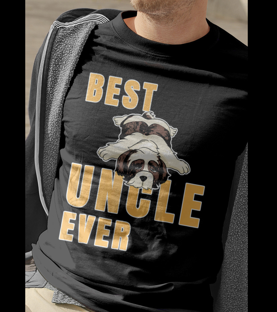Best Shih Tzu Uncle Ever Dog T-Shirt