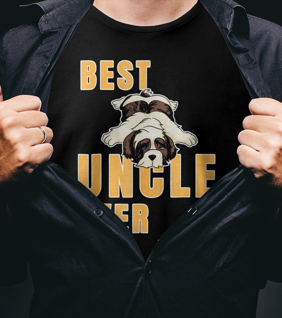 Best Shih Tzu Uncle Ever Dog T-Shirt