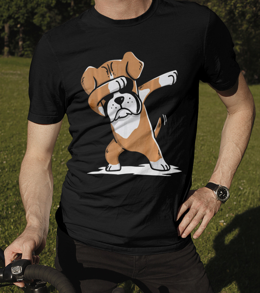 Boxer Dabbing Funny Dog Dab Move Playful Pose T-Shirt