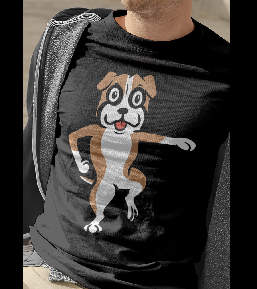 Boxer Dog Funny Dance Move Best Mates T-Shirt