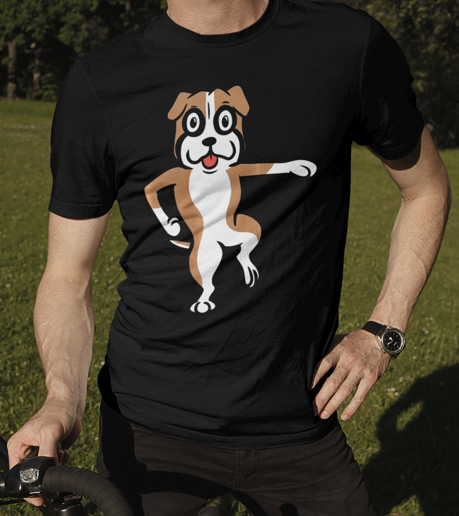 Boxer Dog Funny Dance Move Best Mates T-Shirt