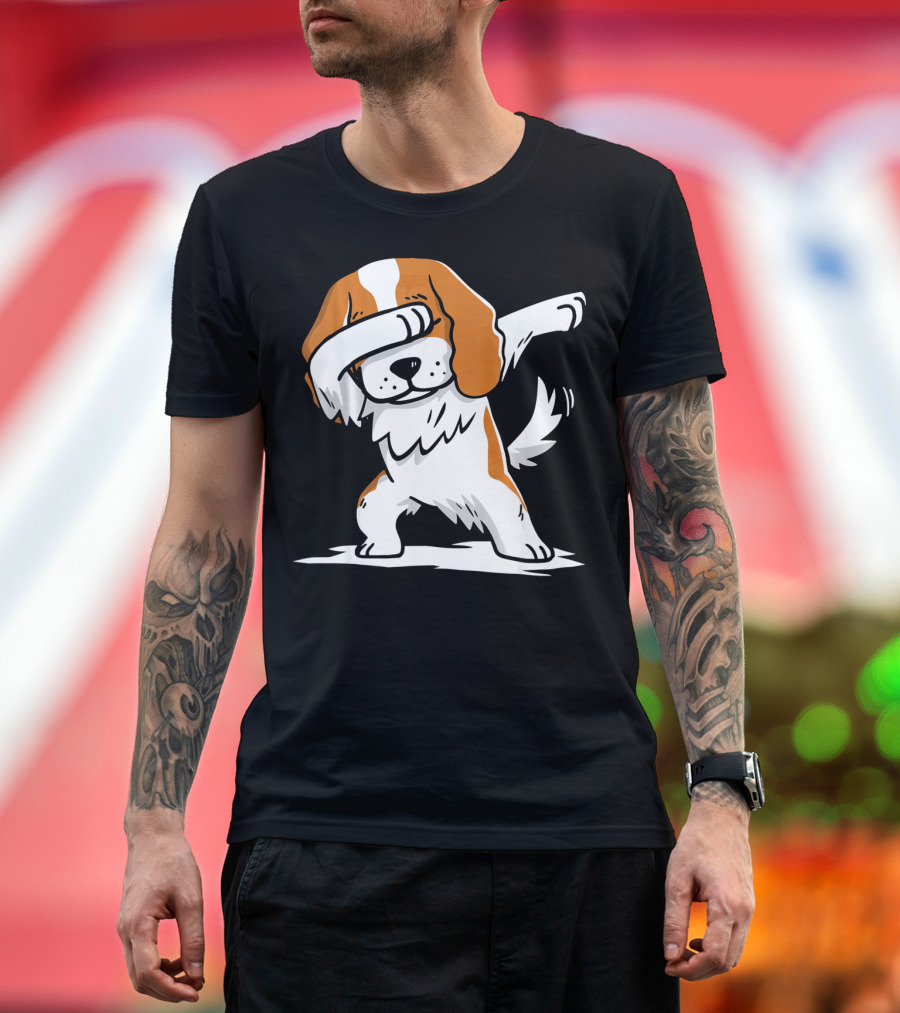 Cavalier King Charles Spaniel Dabbing Dance Pose T-Shirt