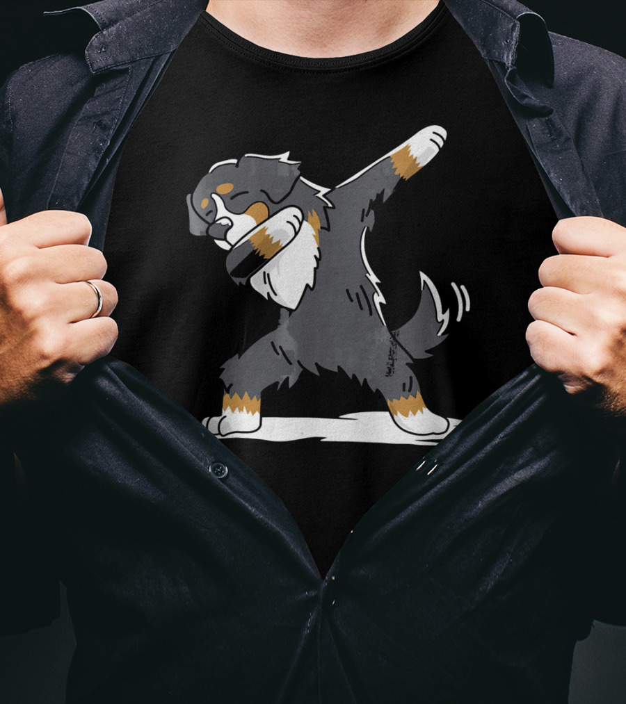 Cavalier King Charles Spaniel Dabbing Shetland Dog T-Shirt