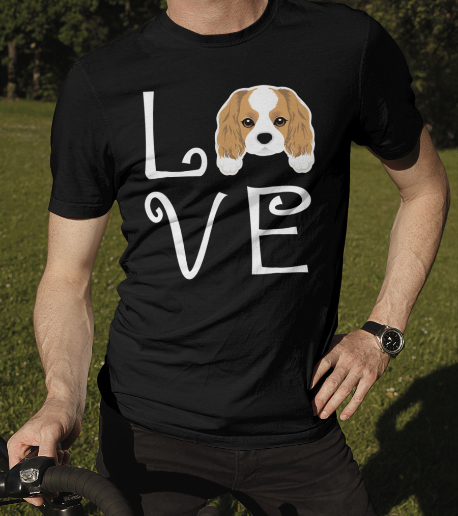 Cavalier King Charles Spaniel Love Puppy Dog Owner T-Shirt