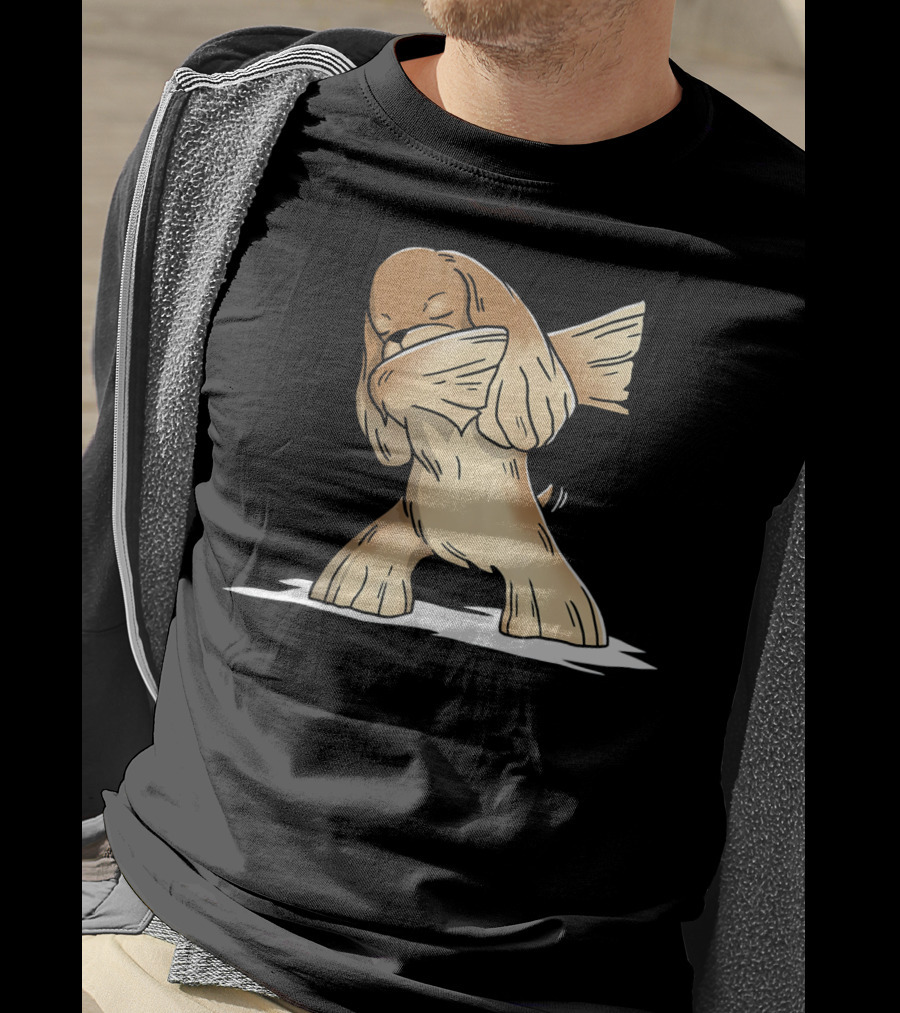 Cocker Spaniel Dabbing Funny Dog Pose T-Shirt