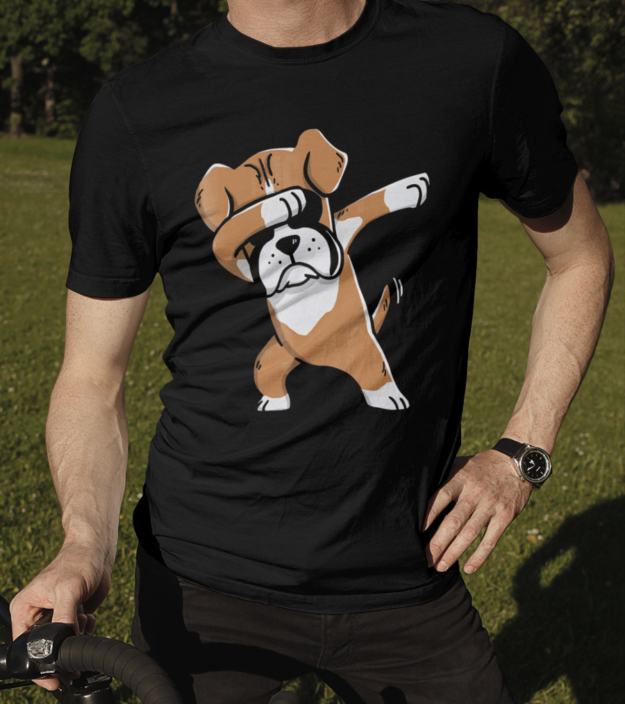 Dabbing Boxer Dog Kids Boxer Dog T-Shirt